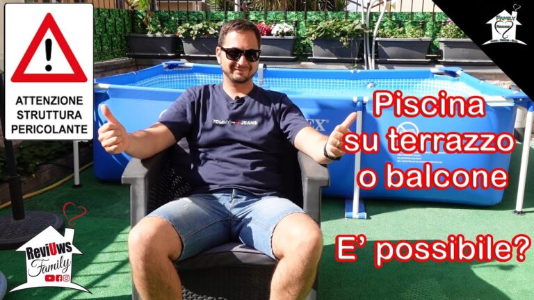 Piscina sul terrazzo: una soluzione rinfrescante senza sovraccaricare il peso