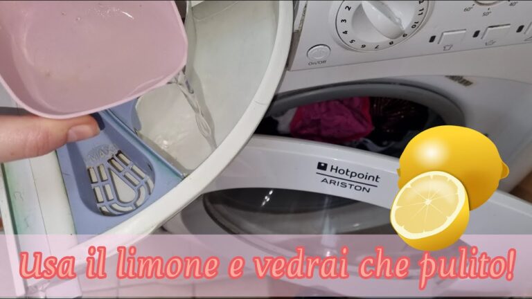 Sorprendente: Limone e Dentifricio, il Duo Improbabile per una Lavatrice Splendente!
