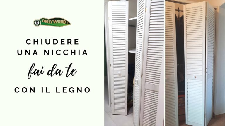 Un’Anta per Nicchia Fai da Te: Scopri Come Sfruttare al Meglio lo Spazio!