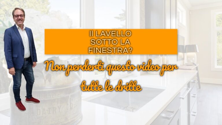 Cucine luminose: il fascino delle finestre sul lavello