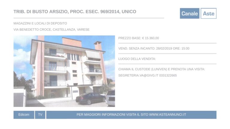Le imperdibili astuzie del Tribunale di Varese: Scopri le eccezionali opportunit&agrave; delle aste immobiliari!